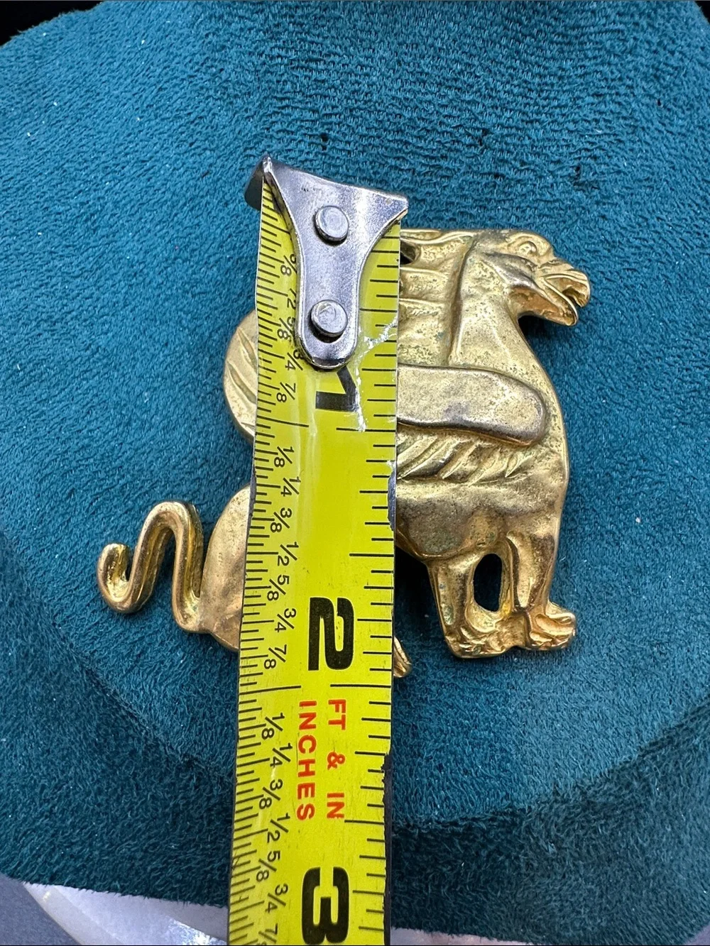 Metropolitan Museum Of Art (MMA) Gold Griffin Brooch Pendant - Picture 3 of 10